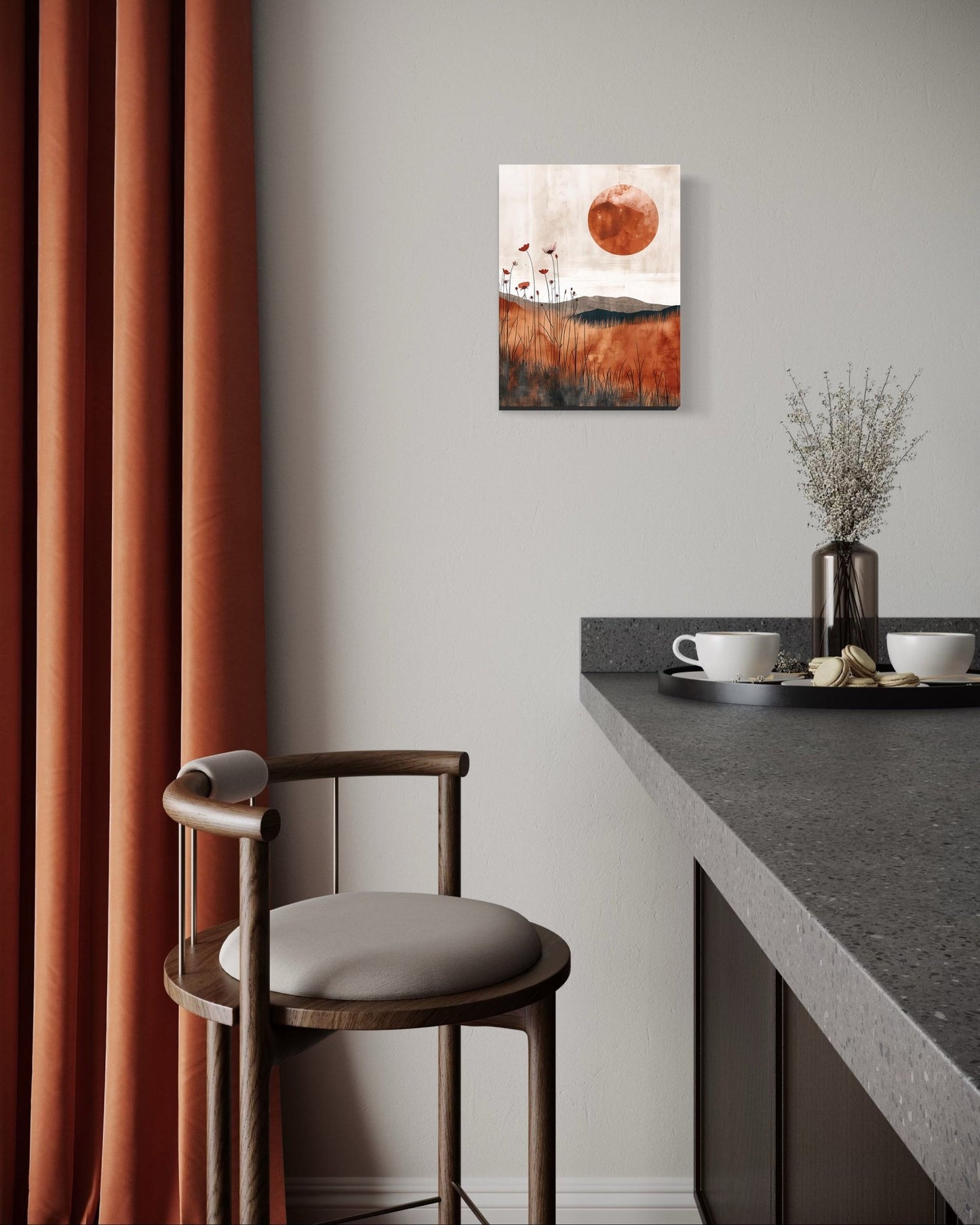 Crimson Sunset Dreams - MySmileTiles