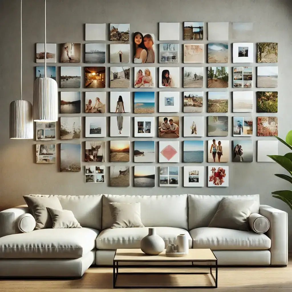 Creative Ideas for Magnetic Photo Wall Display Tiles | DIY Inspiration - MySmileTiles