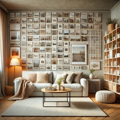How to Create a Gallery Wall in a Small Apartment Using Photo Tiles