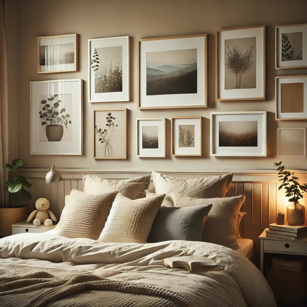 How to Decorate Bedroom Walls with Pictures? - MySmileTiles