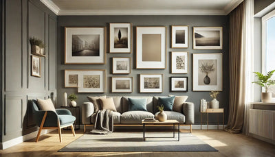 How to hang pictures on a wall properly?