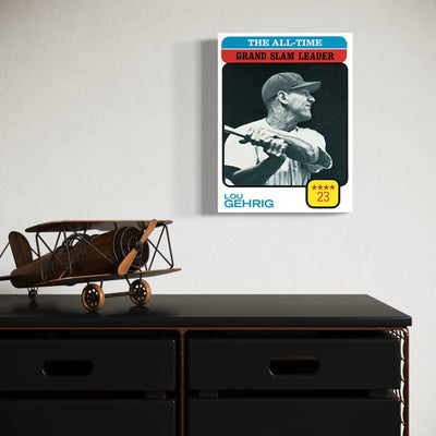 Lou Gehrig New York Yankees Baseball Card - MySmileTiles