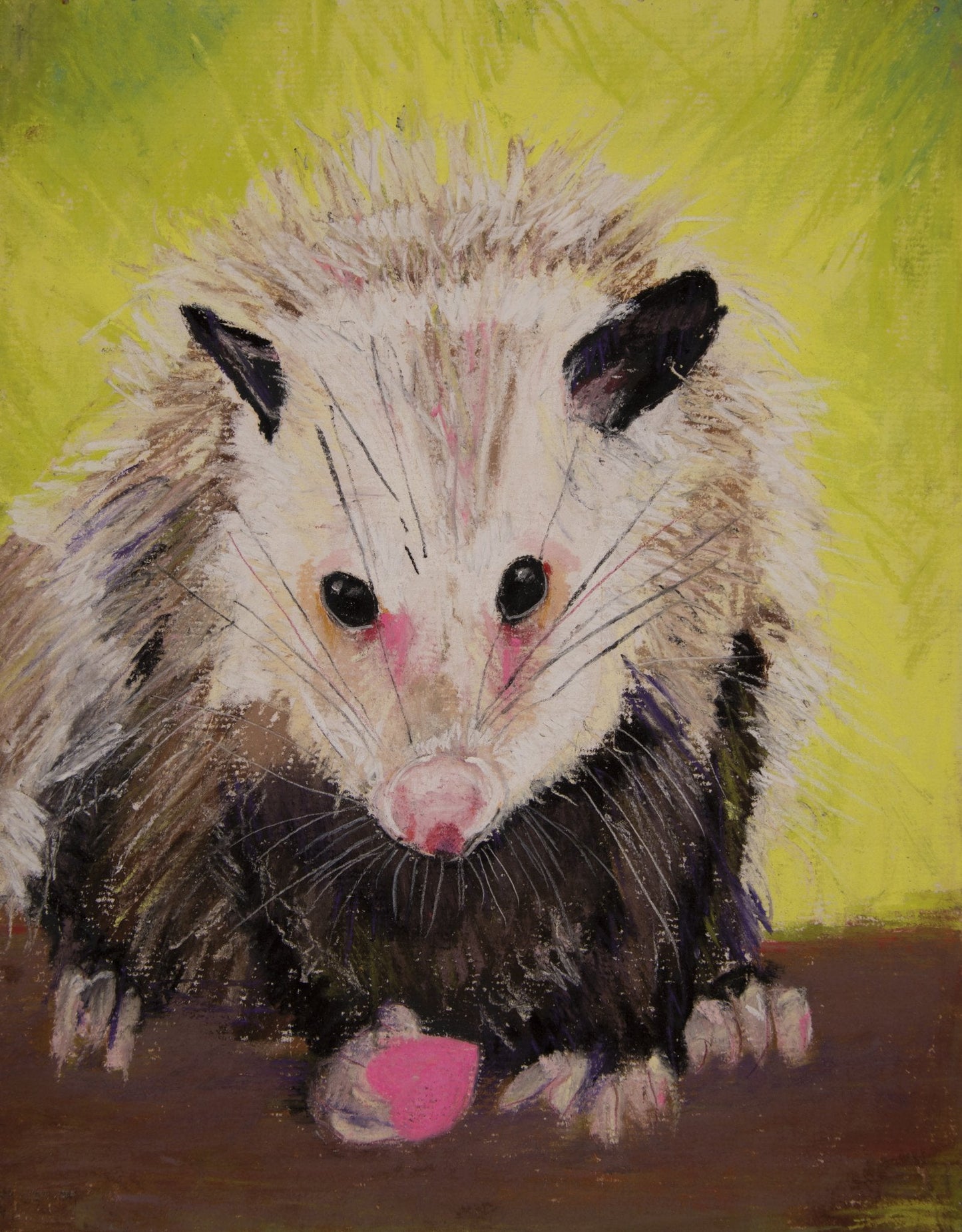 Paula the Opossum - Animal Joy Original Art - MySmileTiles