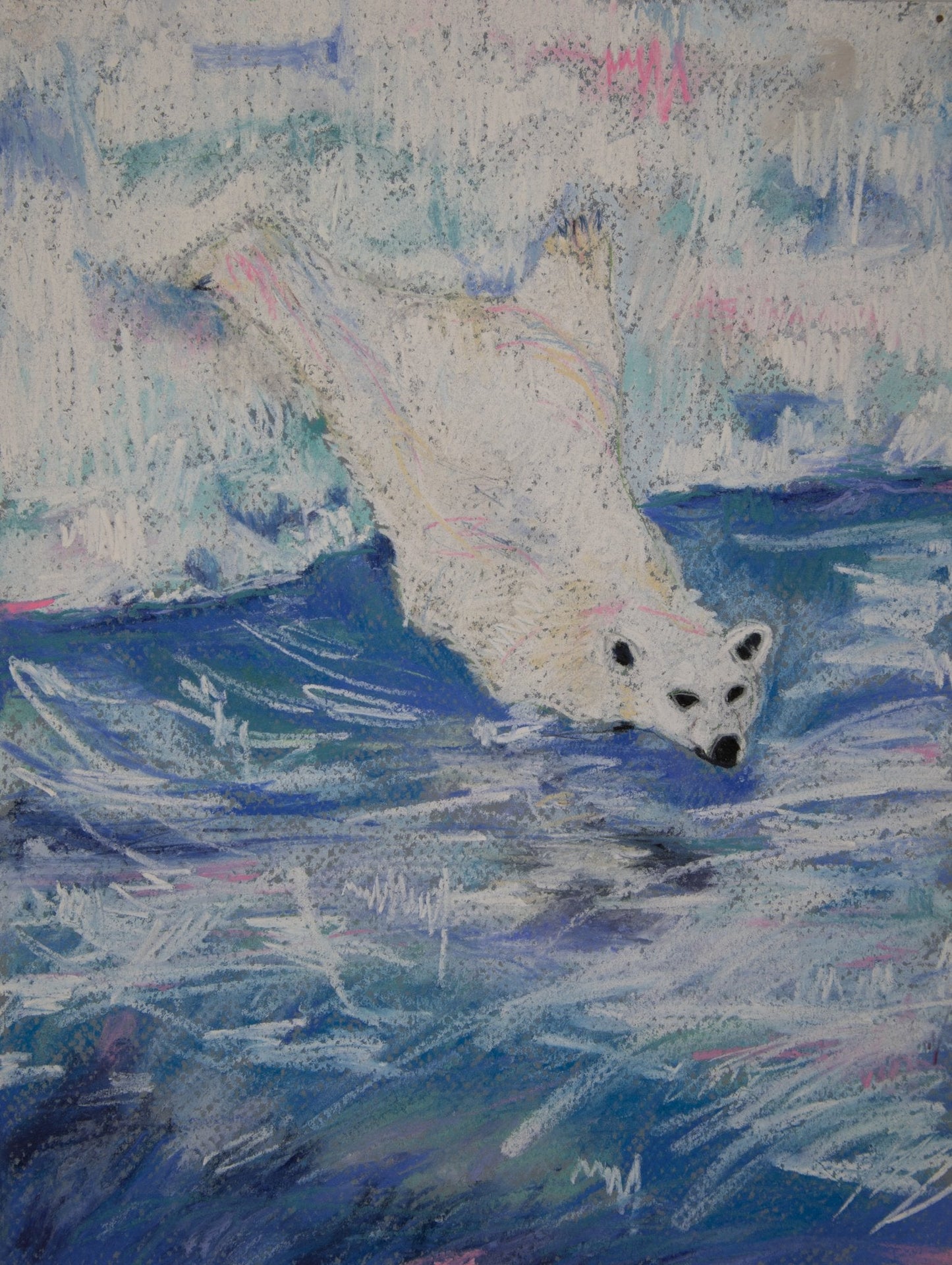 Perry the Polar Bear - Animal JoyOriginal Art - MySmileTiles