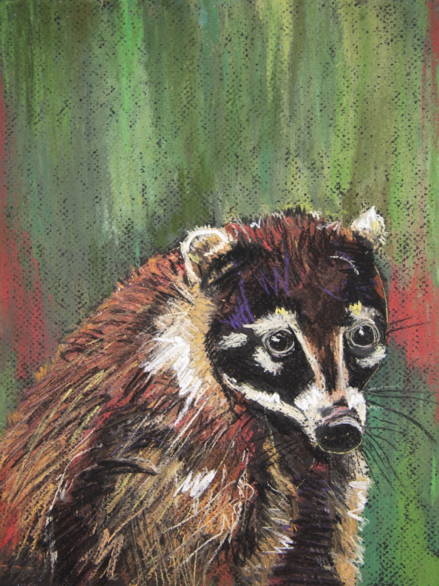 Randy the Raccoon - Animal Joy Original Art - MySmileTiles