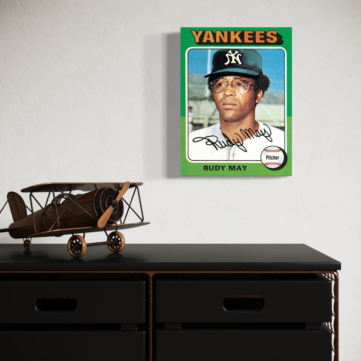 Rudy May New York Yankees Baseball Card - MySmileTiles