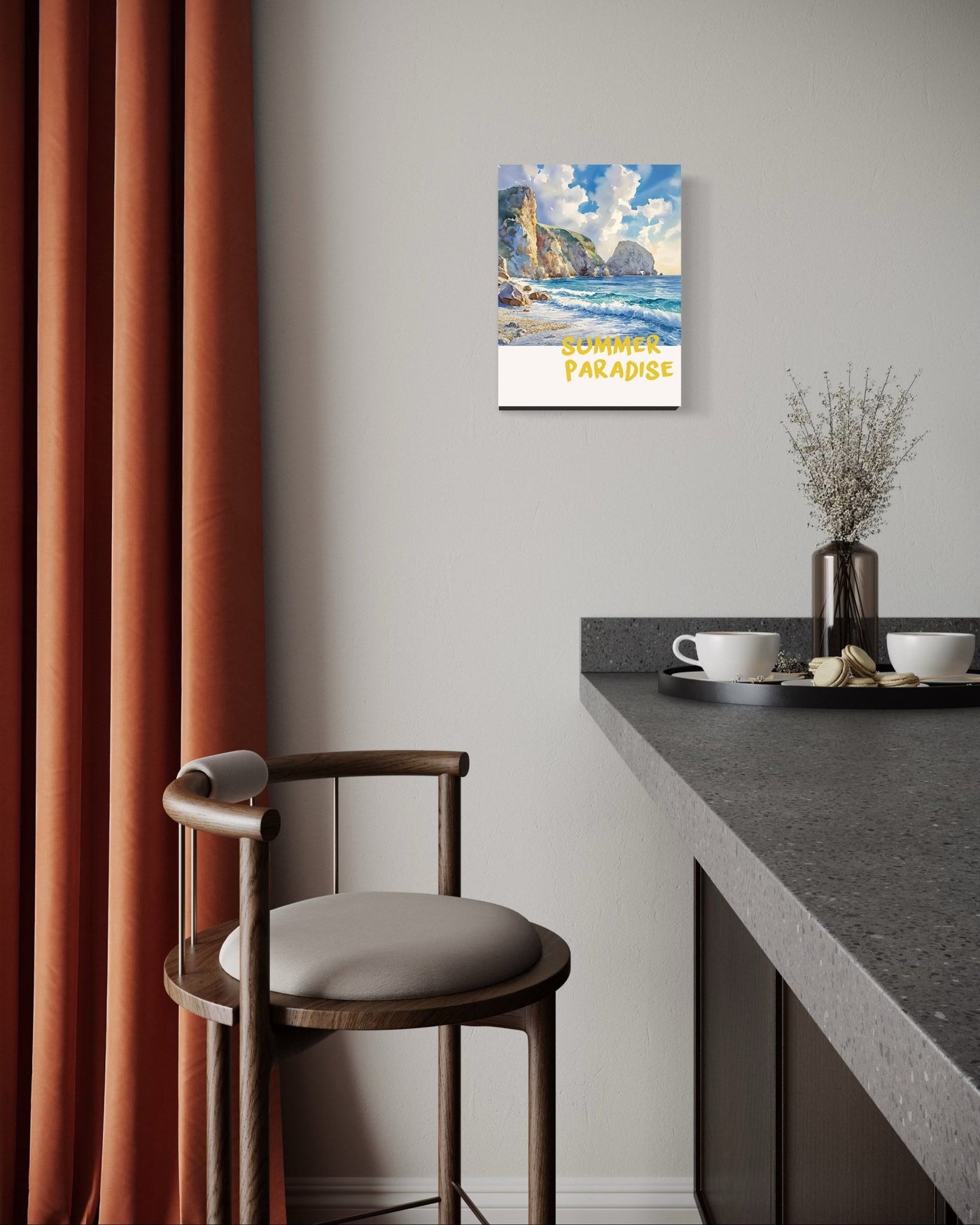 Summer Paradise Cliffside Beach - MySmileTiles