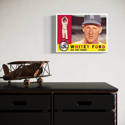 Whitey Ford New York Yankees Baseball Card - MySmileTiles